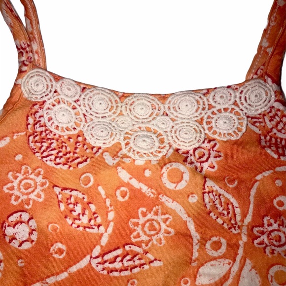 MUDD SIZE 5 GIRLS ORANGE MAXI DRESS - Picture 3 of 6